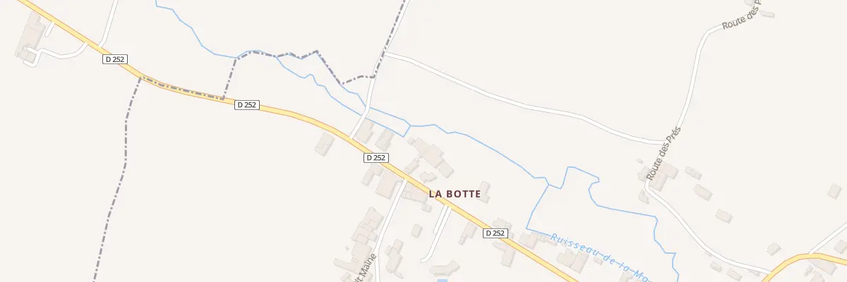 Plan du 112 La Botte à Campugnan