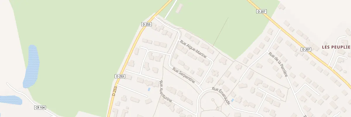 Plan du 2 Rue Serpentine à La Bazoge-Montpinçon