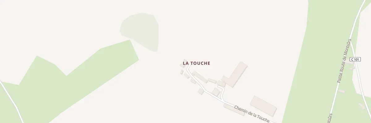 Plan du 2 La Touche à Soulgé-sur-Ouette