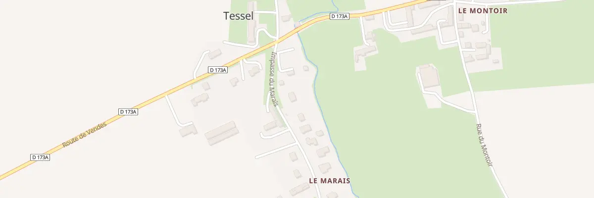 Plan du 5009 Le Marais à Tessel
