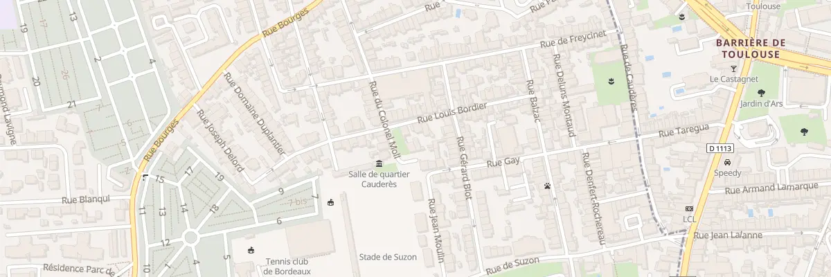 Plan du 32 Rue Louis Bordier à Talence