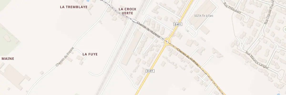 Plan du 14F Che du Hutreau à Sainte-Gemmes-sur-Loire