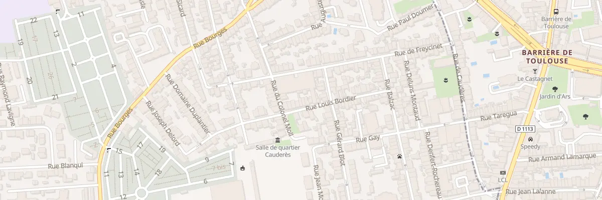 Plan du 33B Rue Louis Bordier à Talence