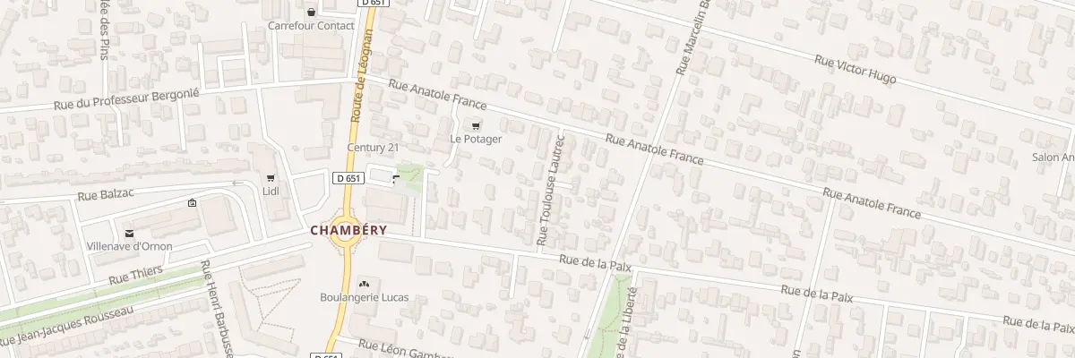 Plan du 12 Rue Toulouse-Lautrec à Villenave-d’Ornon