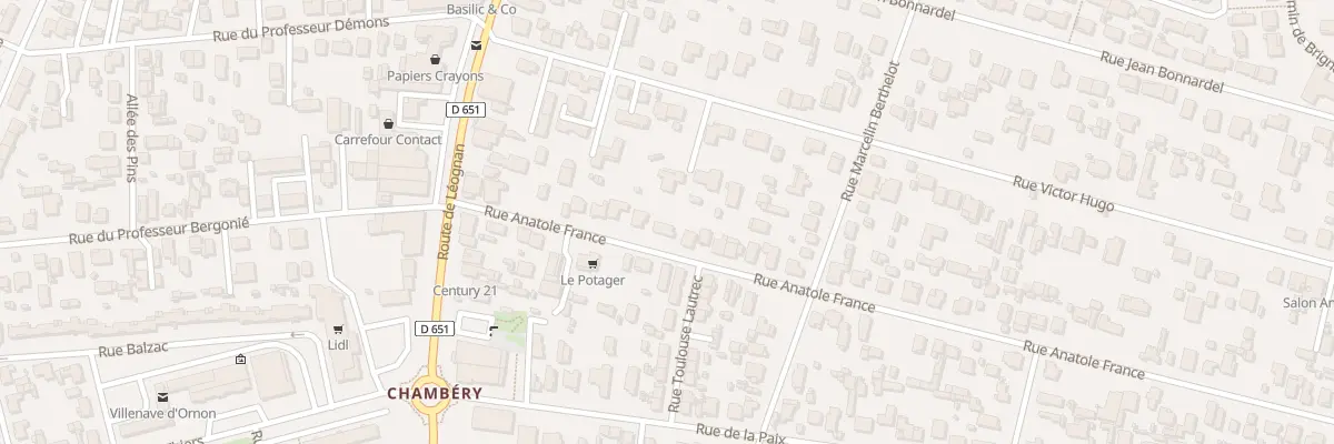 Plan du 18 Rue Anatole France à Villenave-d’Ornon