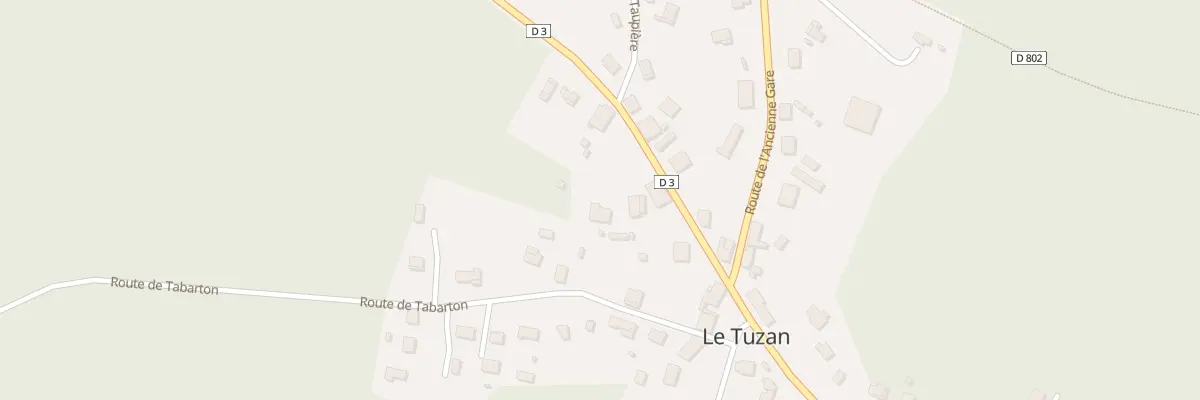 Plan du 44 Le Bourg-nord au Tuzan