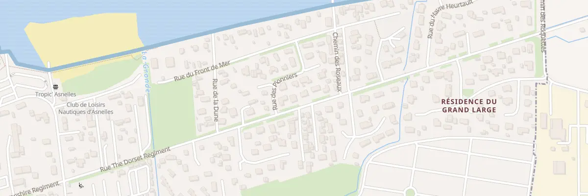 Plan du 2 Rue Royal Hampshire Regiment à Asnelles