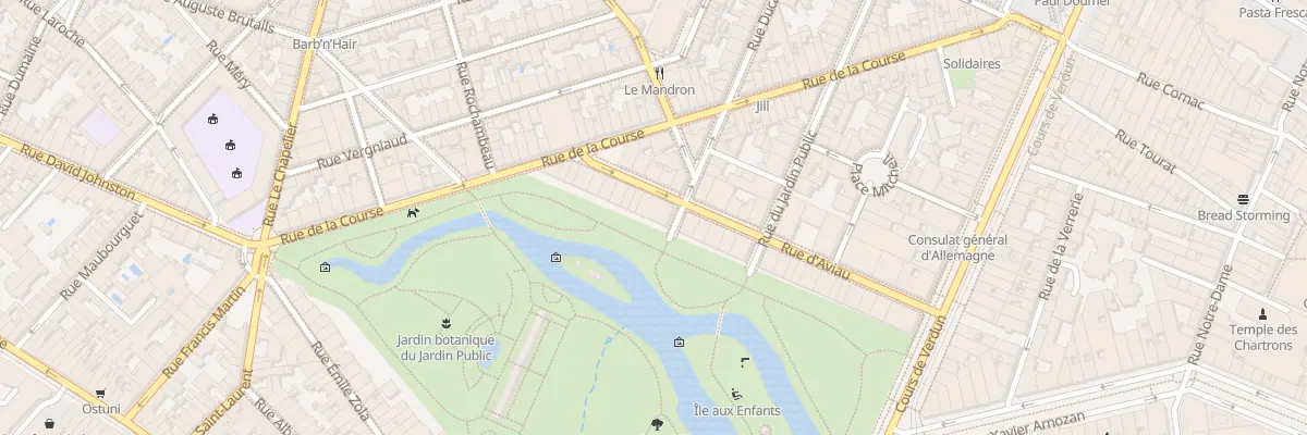 Plan du 36 Rue d’Aviau à Bordeaux