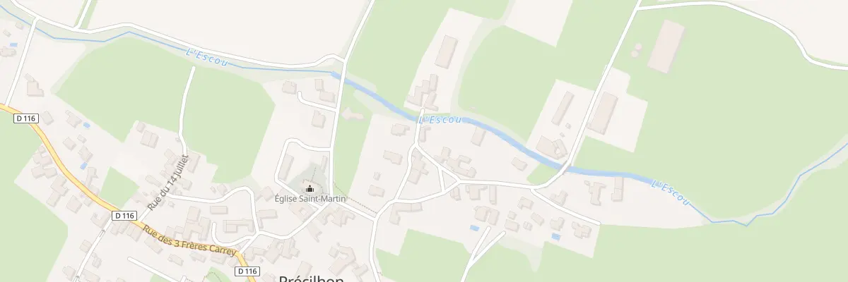 Plan du 9 Imp du Gué à Précilhon