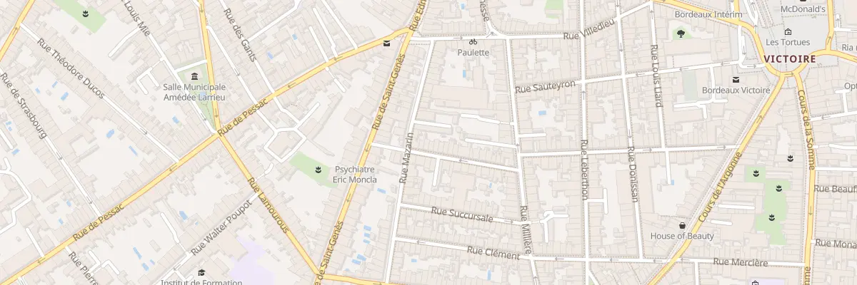 Plan du 4B Rue du Pavillon à Bordeaux