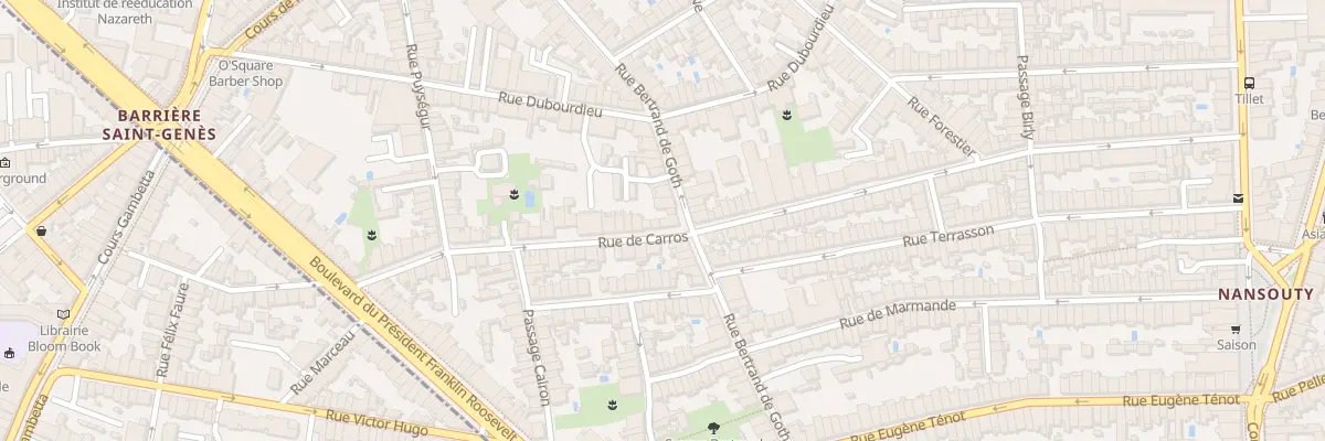Plan du 77 Rue Bertrand de Goth à Bordeaux