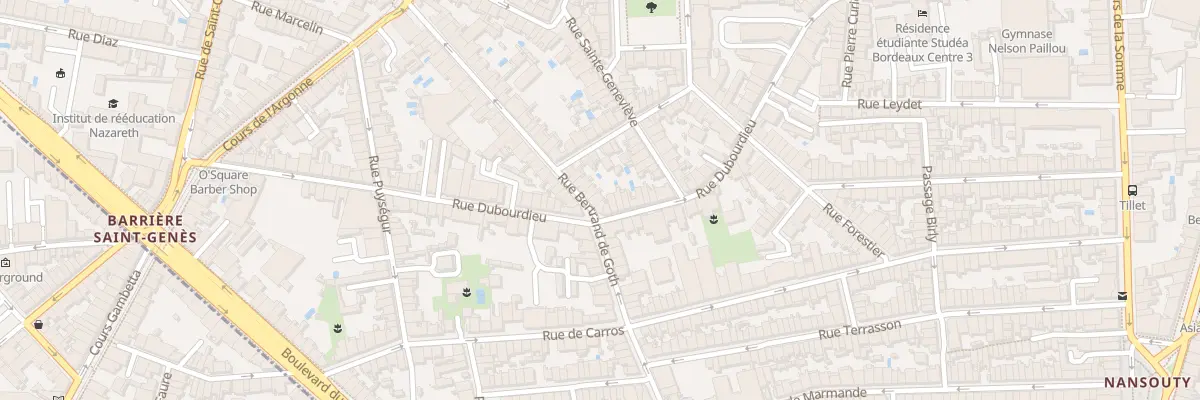 Plan du 60 Rue Bertrand de Goth à Bordeaux