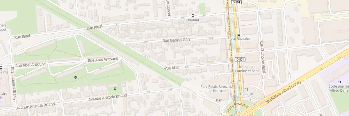Plan du 25 Rue Abel au Bouscat