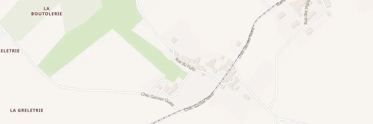 Plan du 12 Rue du Puits - La Frediere à Saint-Hilaire-de-Villefranche