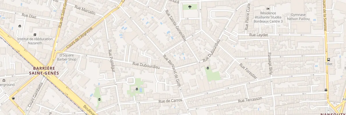 Plan du 56 Rue Bertrand de Goth à Bordeaux