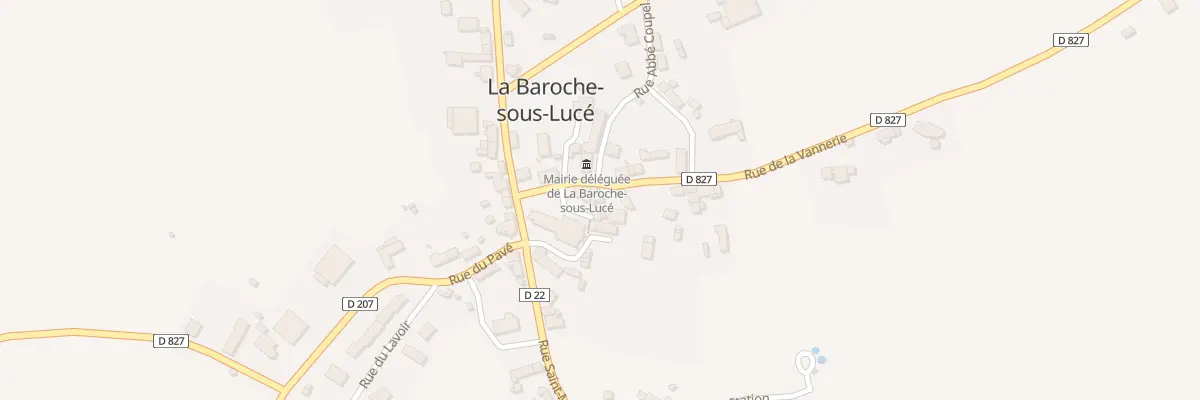 Plan du 5009 Le Bourg Baroche à Juvigny Val d’Andaine