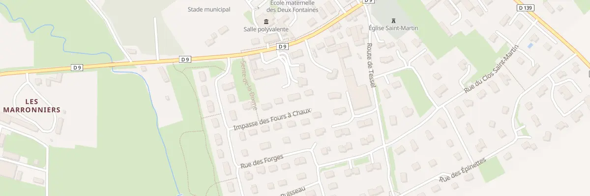 Plan du 7 Imp des Fours à Chaux à Fontenay-le-Pesnel