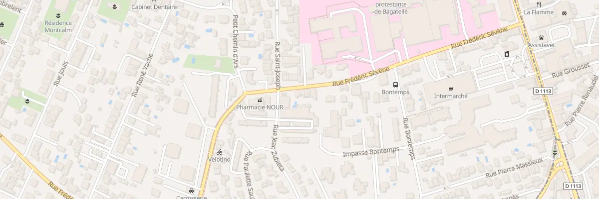 Plan du 274B Rue Frédéric Sevene à Talence