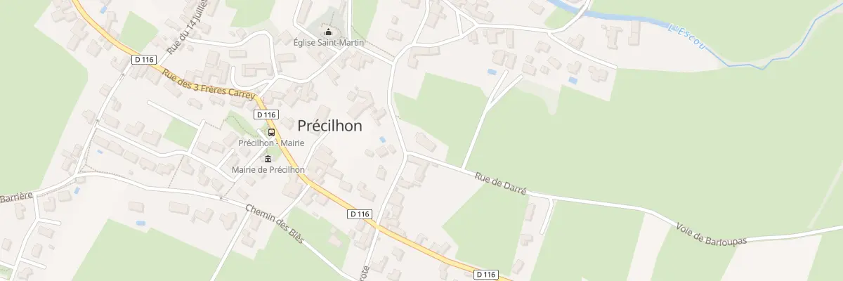 Plan du 7 Rue du Hourquet à Précilhon