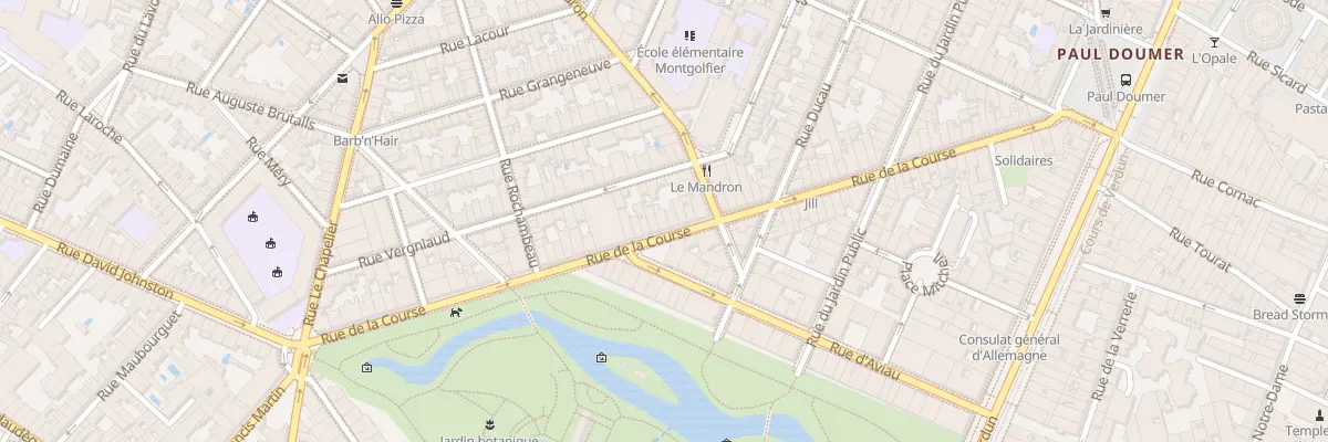 Plan du 69 Rue de la Course à Bordeaux
