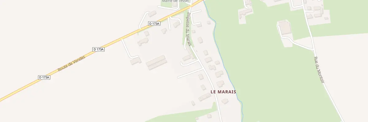 Plan du 144 Imp du Marais à Tessel