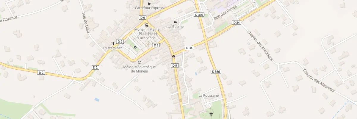 Plan du 34 Rue Jean Sarrailh à Monein