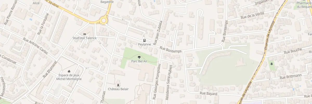 Plan du 19 Rue Bontemps à Talence