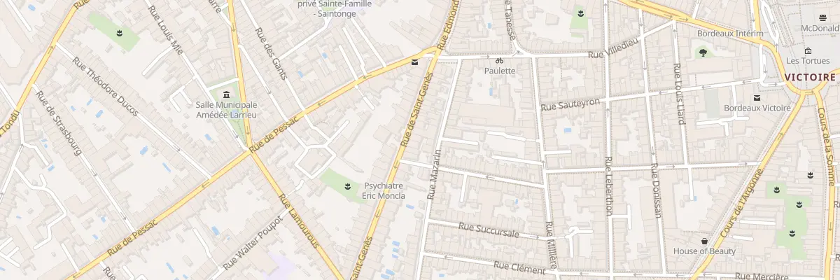 Plan du 26 Rue Saint Genes à Bordeaux