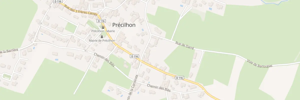 Plan du 3 Rue du Hourquet à Précilhon