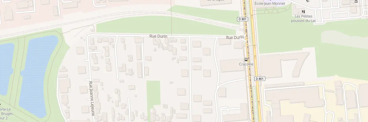 Plan du 6 Rue Louise Michel à Bruges