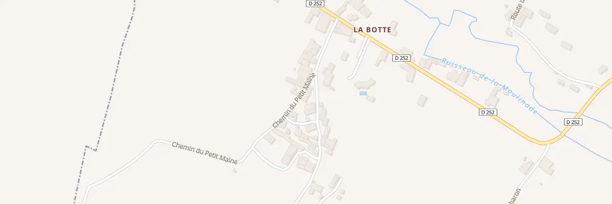 Plan du 43 Che du Petit Maine à Campugnan