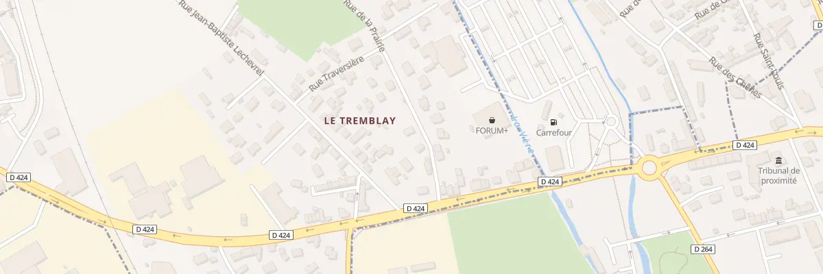 Plan du 7 Rue de la Prairie à La Lande-Patry