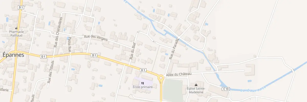 Plan du 55 Rue du Bief à Épannes