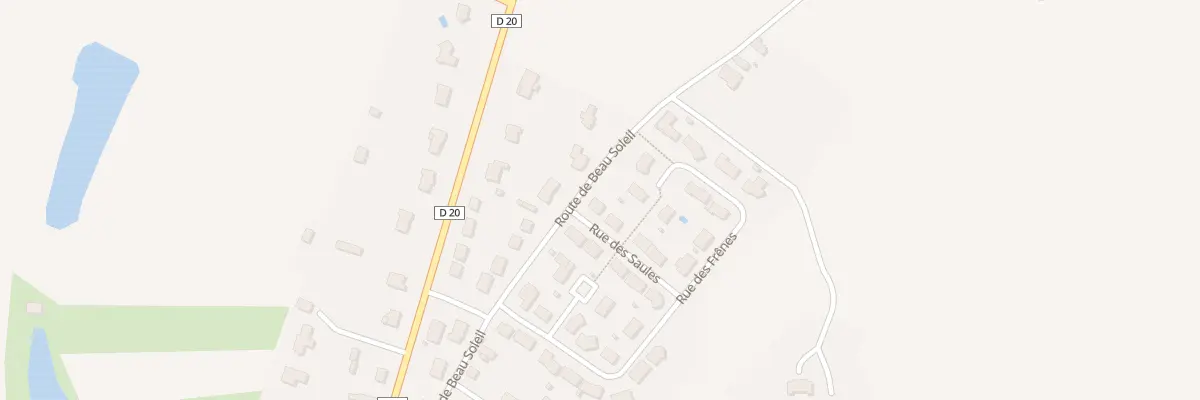 Plan du 1 Rue des Saules à Bazougers