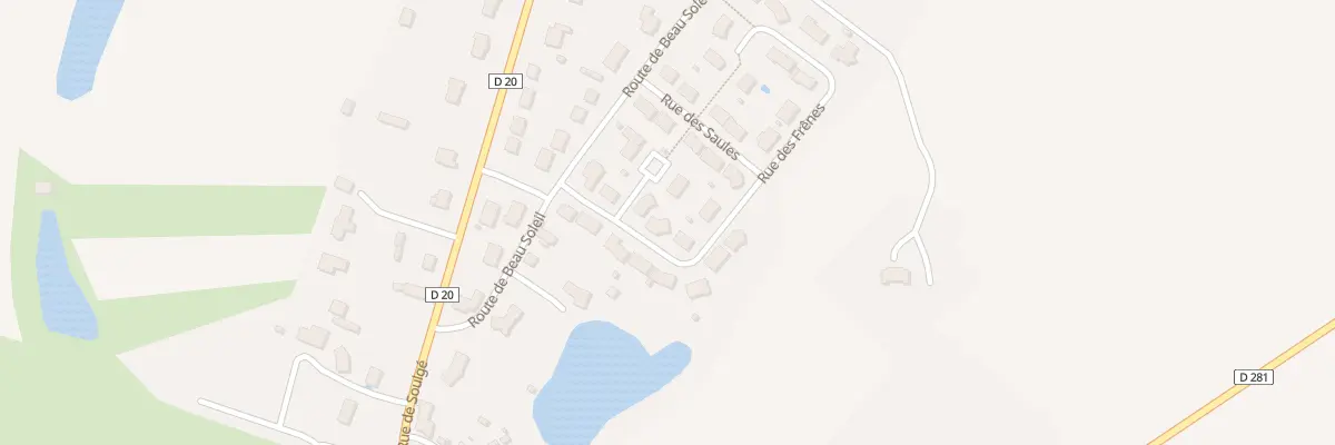 Plan du 11 Rue des Frênes à Bazougers