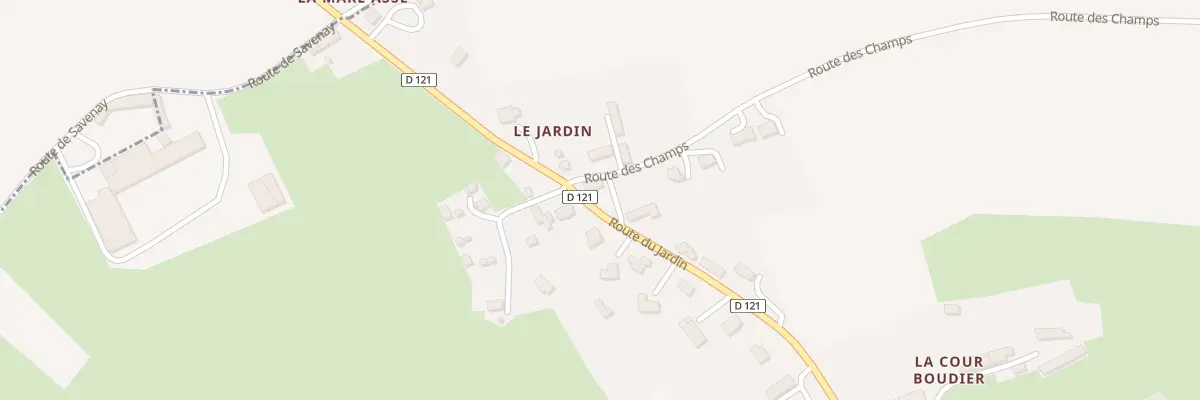 Plan du 27 Le Jardin à Courvaudon