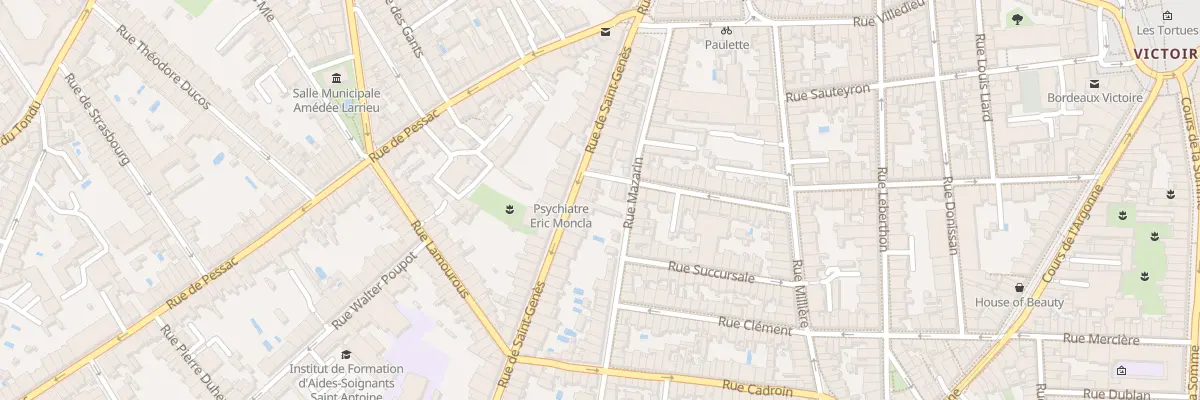 Plan du 36 Rue Saint Genes à Bordeaux
