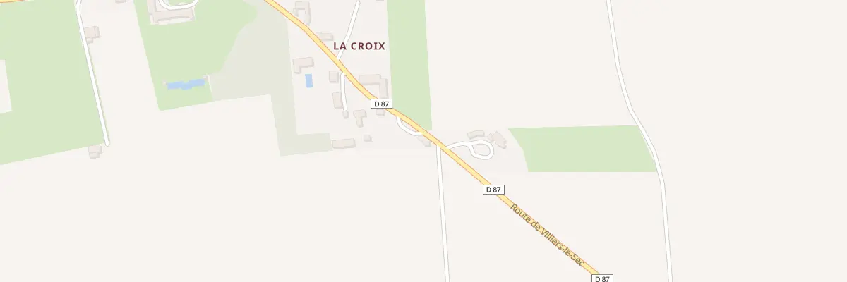 Plan du 5079 Rte de Villiers-le-Sec à Bazenville
