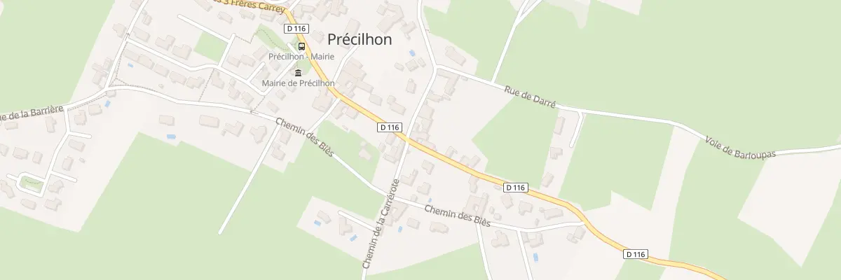 Plan du 14 Rue de la Lanne à Précilhon