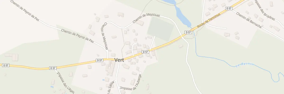 Plan du Bourg à Vert