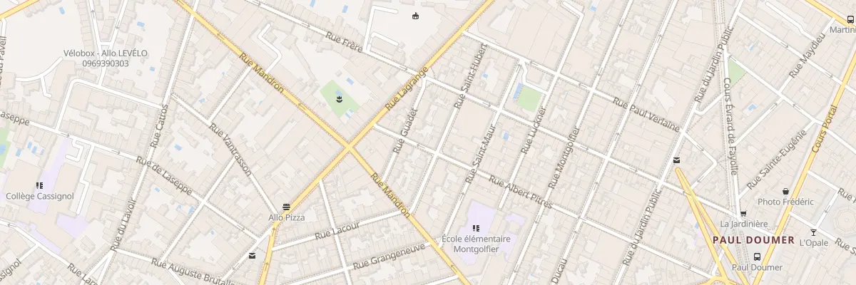 Plan du 83 Rue Albert Pitres à Bordeaux