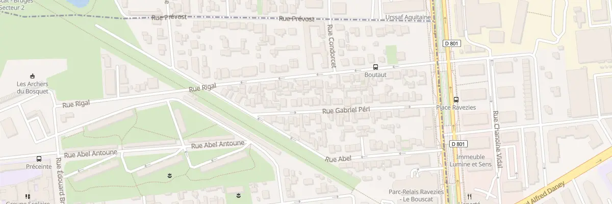 Plan du 39 Rue Gabriel Peri au Bouscat