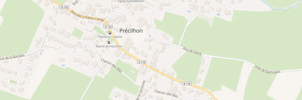 Plan du 2 Rue du Hourquet à Précilhon