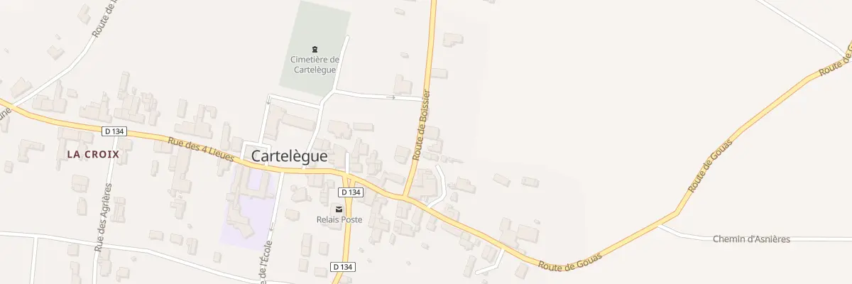 Plan du 8 Rte de Boissier à Cartelègue