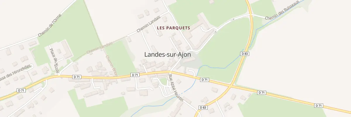 Plan du 49 Rue de la Charreterie à Landes-sur-Ajon