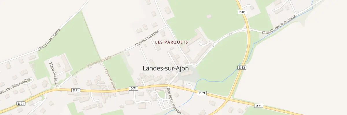 Plan du 31 Che des Parquets à Landes-sur-Ajon