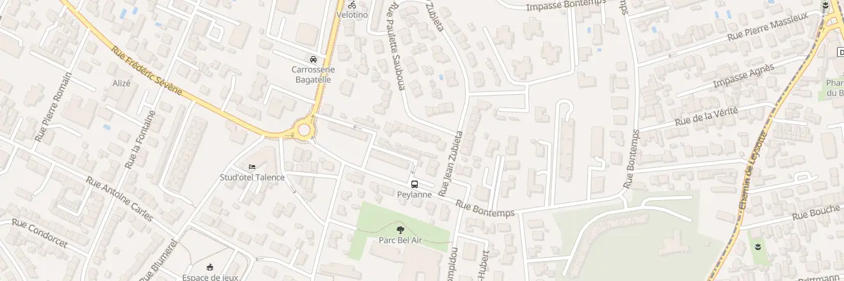Plan du 37 Rue Paulette Sauboua à Talence