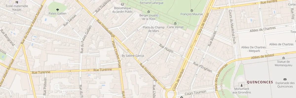 Plan du 10 Rue du Professeur Demons à Bordeaux