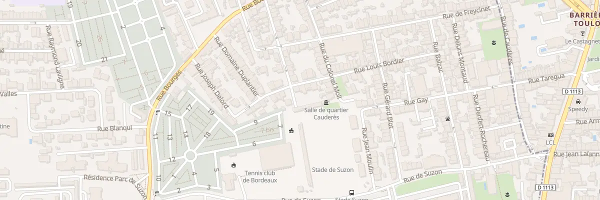 Plan du 48 Rue Louis Bordier à Talence