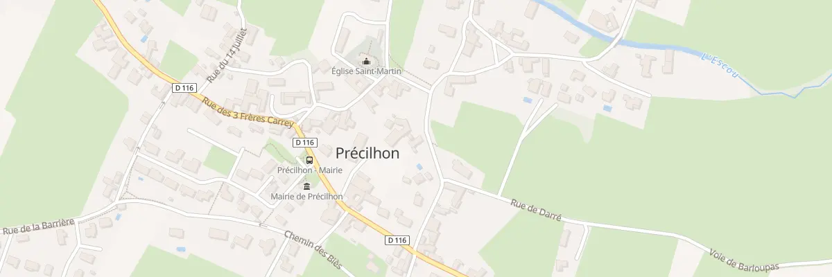 Plan du 6 Rue du Hourquet à Précilhon
